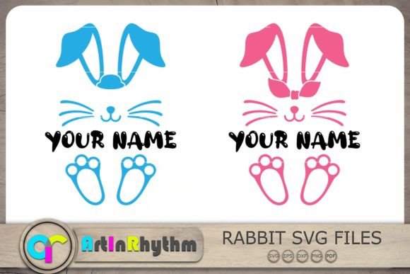Download Easter Bunny Monogram Svg, Easter Svg - Easter bunny Collection