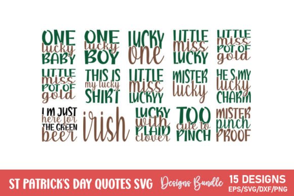 Download St Patrick's Day Quotes Svg Bundle - Quotes Collection