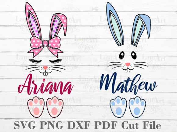 Download Easter Bunny Monogram Boy Girl Rabbit - Easter bunny Collection