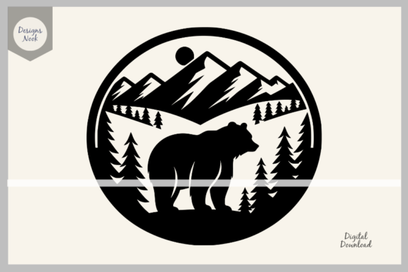 Download Bear Wildlife SVG Clipart Silhouette PNG - Premium Resources