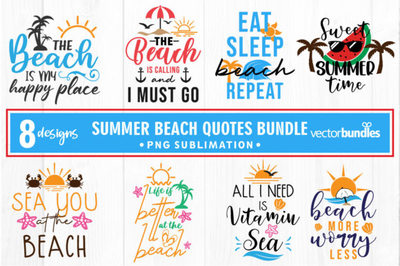 Download Sublimation Summer Quotes Bundle - Quotes Collection
