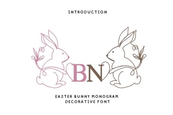 Download Easter Bunny Monogram - Easter bunny Collection